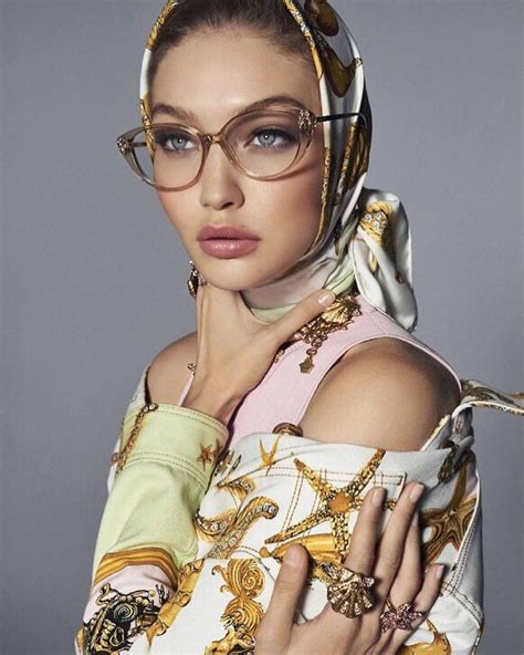 versace glasses gigi hadid|gigi hadid versace virtual show.